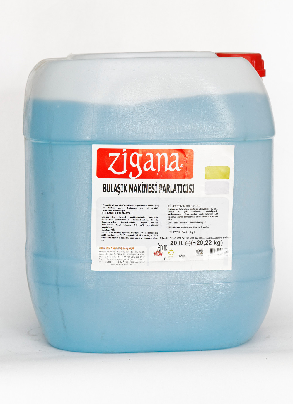 Zigana Bulaşık Makine Parlatıcısı