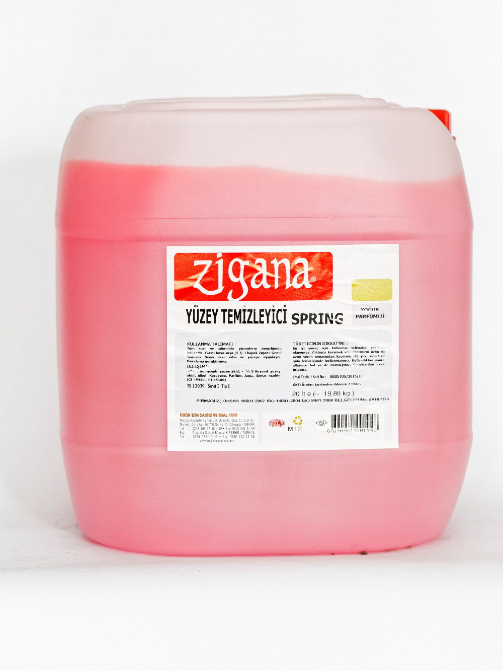Zigana Genel Temizlik Sıvısı Spring